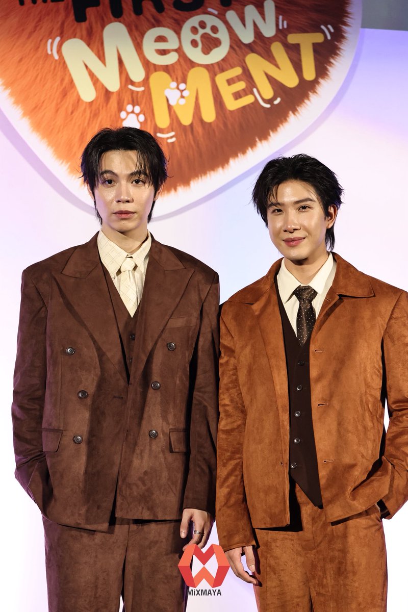 webmixmaya's tweet photo. “เฟิร์ส - ข้าวตัง” ช่วงสัมภาษณ์กับสื่อมวลชนก่อนเริ่มงาน “เปย์รักด้วยแมวเลี้ยง THE FIRST MeOwMENT” 🐈🐈‍⬛

#CatForCashEP1
#FirstKhaotung #เฟิร์สข้าวตัง 
#Firstkanaphan #khaotungg https://t.co/sfeQrf59KG