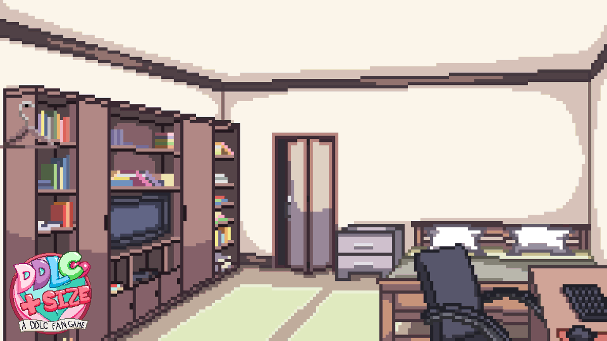 NatsuuMaki's tweet image. More DDLC+S content. Gotta say, I've got way more done right now than I thought I would