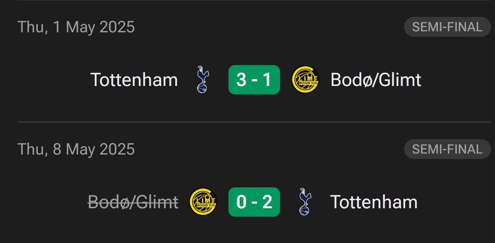 MaddisonEra_'s tweet photo. But remember guys, Tottenham's Europa League win doesn't count because they only played easy teams 👍 https://t.co/v1ZFrorVUM