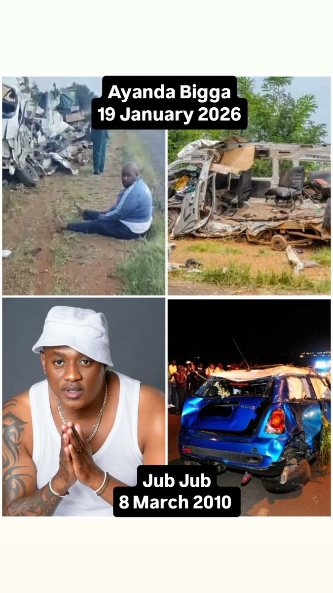 Ayanda Bigga's negligence killing 13 school learners,driving without a driver's licence and under the influence, reminds me of how Jub Jub killed 4 innocent school girls in 2010 high on DRUGS,sentenced for 25 years  but served only 8 years prison time💔
#Vaalaccident
#jubjub