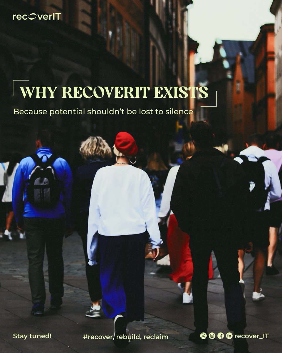 OrgRecoverit's tweet photo. Look around. See the world.

See young people losing their potential to substance abuse.

We exist to change that narrative.

This is who we are.

This is RecoverIT. 💪 https://t.co/MhiequX77S