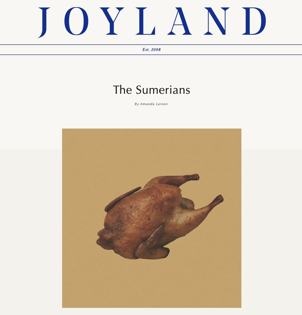 _amanda_larson_'s tweet photo. my story (my fiction début) is up at @JoylandPub today

https://t.co/6mMkEETxZ9 https://t.co/KSwPd4Ct37