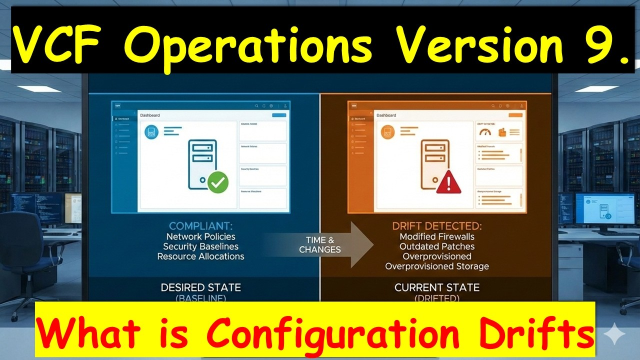 VCf operation ver. 9 - What is Configuration Drifts. How to set them up. – #vExpert Stephen DeBarros dy.si/T8mKh