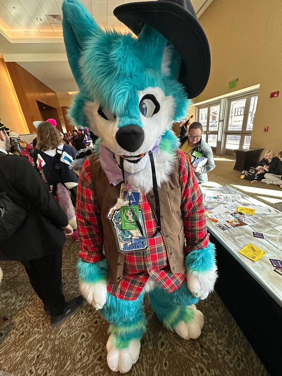 Springy11311482's tweet photo. Had a wonderful time at ane26, if you got one of my stickers I passed out let me know would love to meet all the people I gave one too! https://t.co/RYDnROzwHp