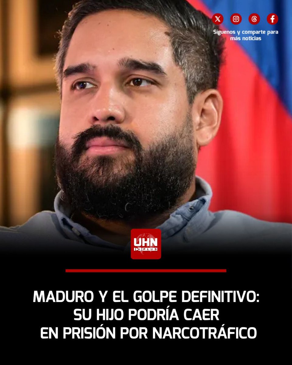 🇻🇪🇺🇸‼️ | Un informe del Departamento de Justicia de Estados Unidos revela que Nicolás Maduro Guerra, hijo del dictador Nicolás Maduro, se reunió en Colombia con disidencias de las FARC para coordinar rutas de narcotráfico que facilitan el envío masivo de cocaína hacia