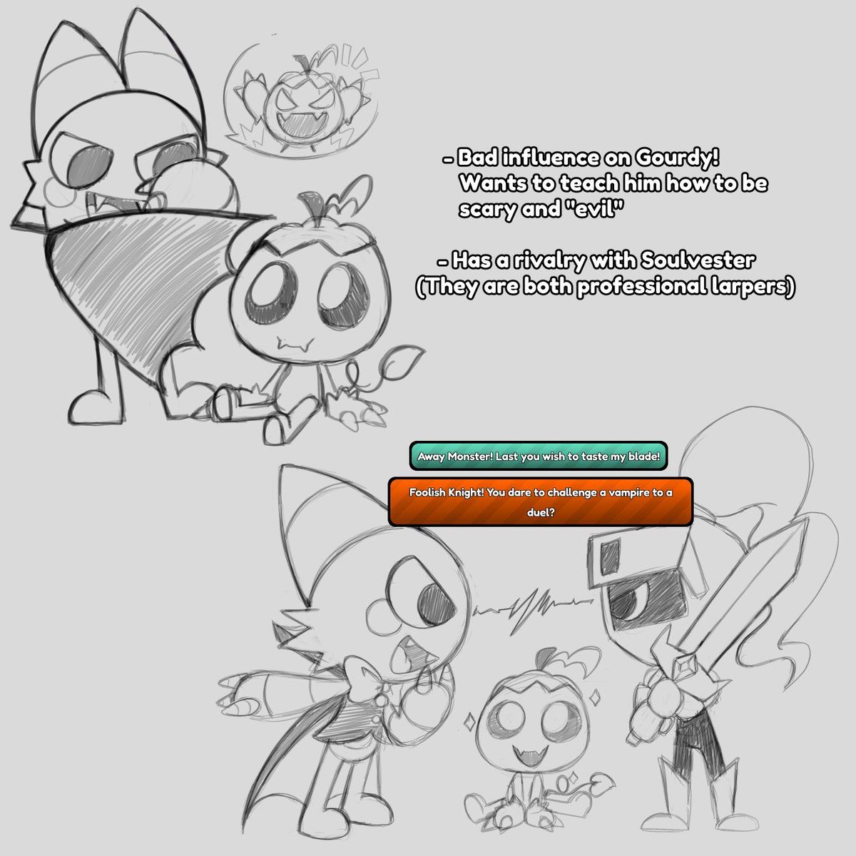 My funny little guy who thinks he is really cool and scary
#dandysworld #dandysworldoc