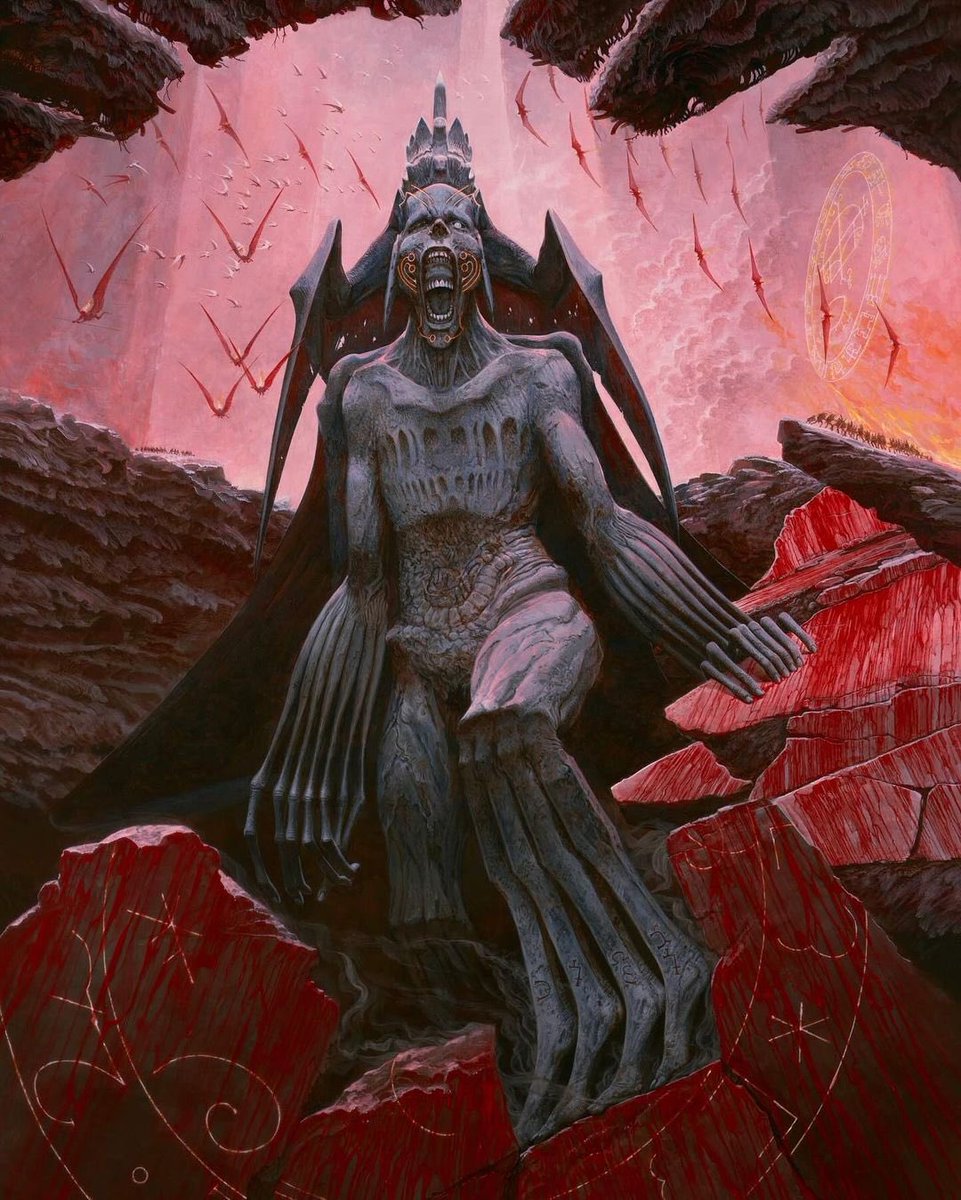Paintings by American artist and illustrator Wayne Barlowe