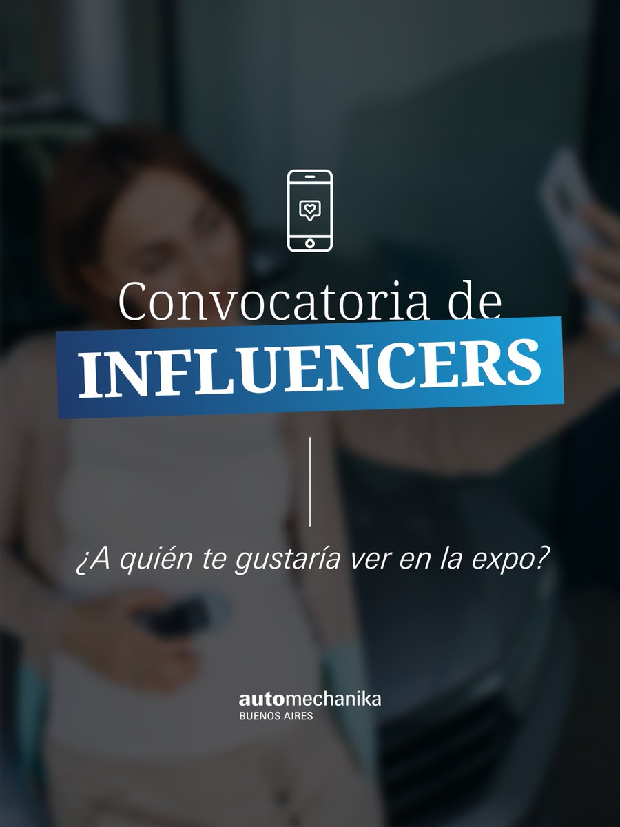 🌟 La industria automotriz también se vive desde las redes.
En 2026, Automechanika Buenos Aires abre sus puertas a creadores y creadoras que impulsan tendencias, historias y nuevas miradas del sector 🔧📲

🗓️ Del 8 al 11 de abril, 2026 – La Rural, Buenos Aires.
