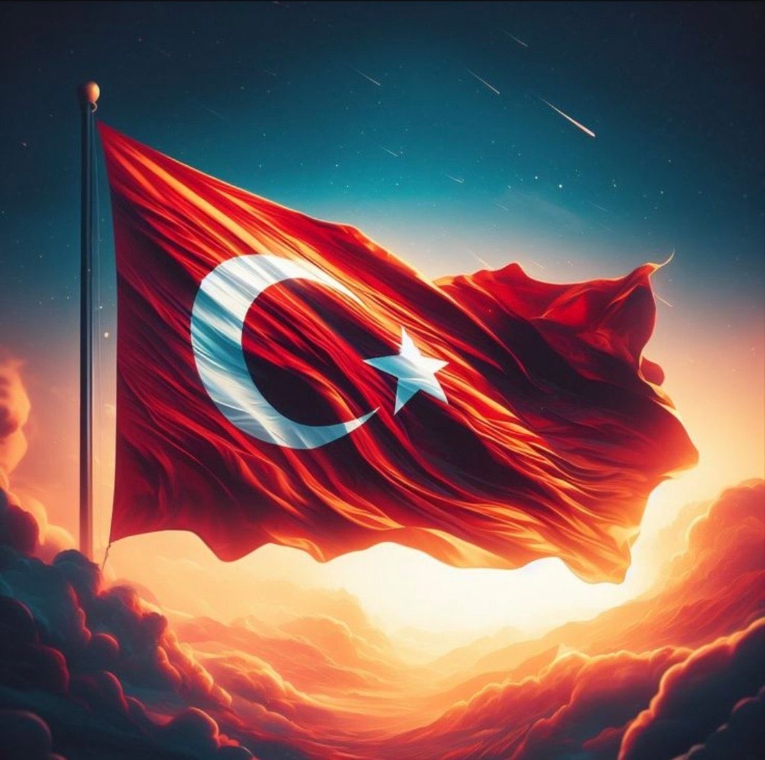 ramazan_ari's tweet photo. #TürkBayrağı

Dalgalan sen de şafaklar gibi ey şanlı hilâl;
Olsun artık dökülen kanlarımın hepsi helâl.
Ebediyen sana yok, ırkıma yok izmihlâl:
Hakkıdır, hür yaşamış bayrağımın hürriyet;
Hakkıdır, Hakk’a tapan milletimin istiklâl! https://t.co/8VfcSG0fVB