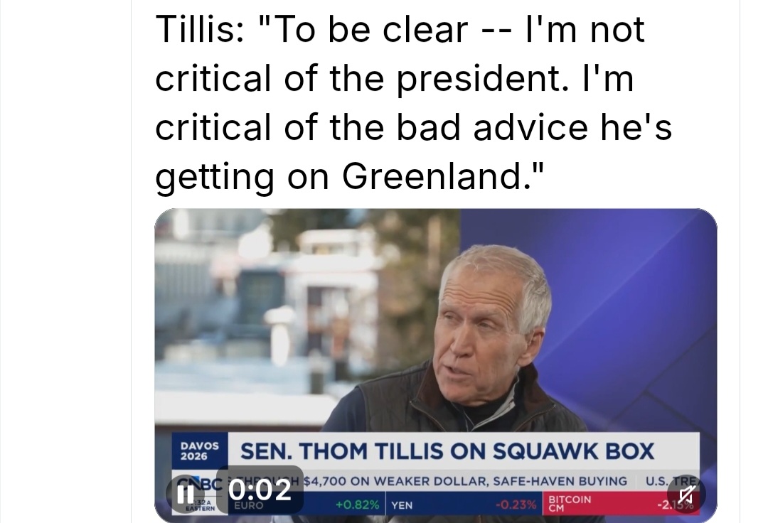 Just one example of the Republican cowardice. Pathetic and so dangerous now.