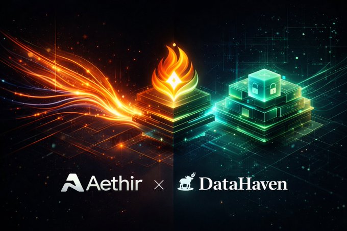 silentsunset5's tweet photo. What excites me about this partnership is seeing two critical AI resources together. GPU compute and verifiable storage.
@AethirCloud

brings power and
@DataHaven_xyz

brings permanence. This stack helps real AI products ship on decentralized infrastructure. https://t.co/cg7TzfMhWf