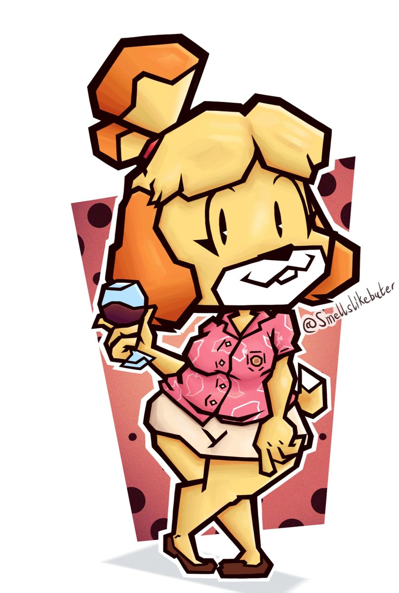 Chunky Isabelle 

#AnimalCrossing #furry