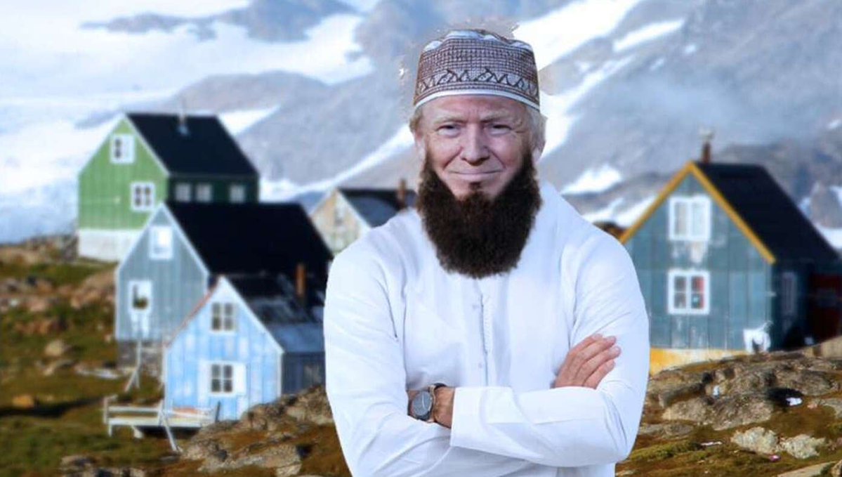 TheBabylonBee's tweet image. Trump Disguises Himself As Muslim Migrant So Europe Will Let Him Invade Greenland buff.ly/ZDJtb6z
