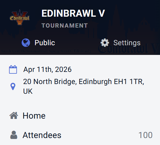 EDINBRAWL V tweet media