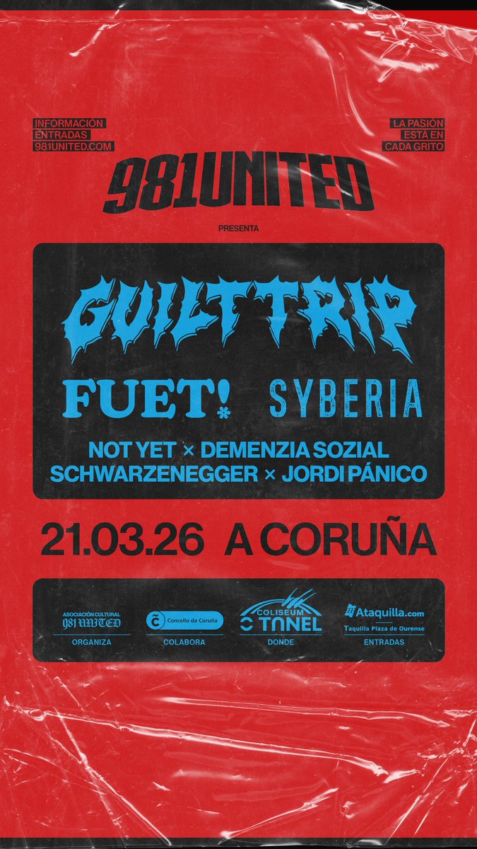 🔥Entradas a la venta🔥
No os quedéis sin la vuestra!
entradas.ataquilla.com/es/ventaentrad…