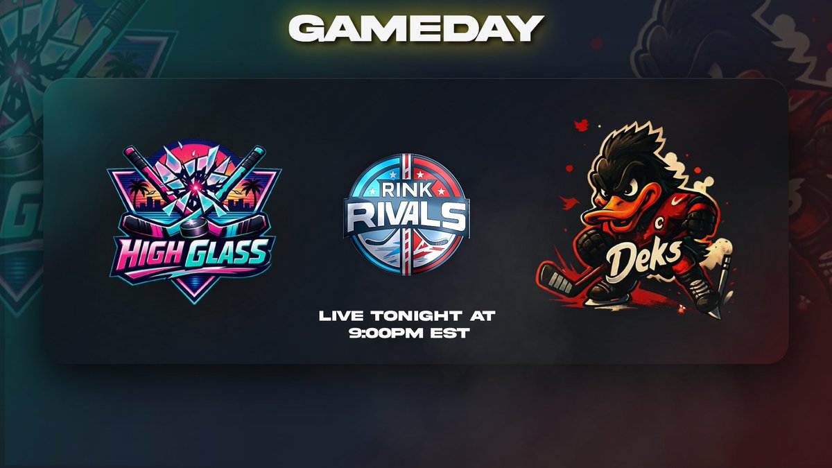 Did some of you say BONUS HOCKEY?!

That's right, it's SPECIAL TUESDAY NIGHT MACtion I mean QUACKtion as TMD are taking on HGH in a rescheduled time traveling phenomenon.

As always the action starts around 8:45PM EST on the Rink Rivals Twitch channel!