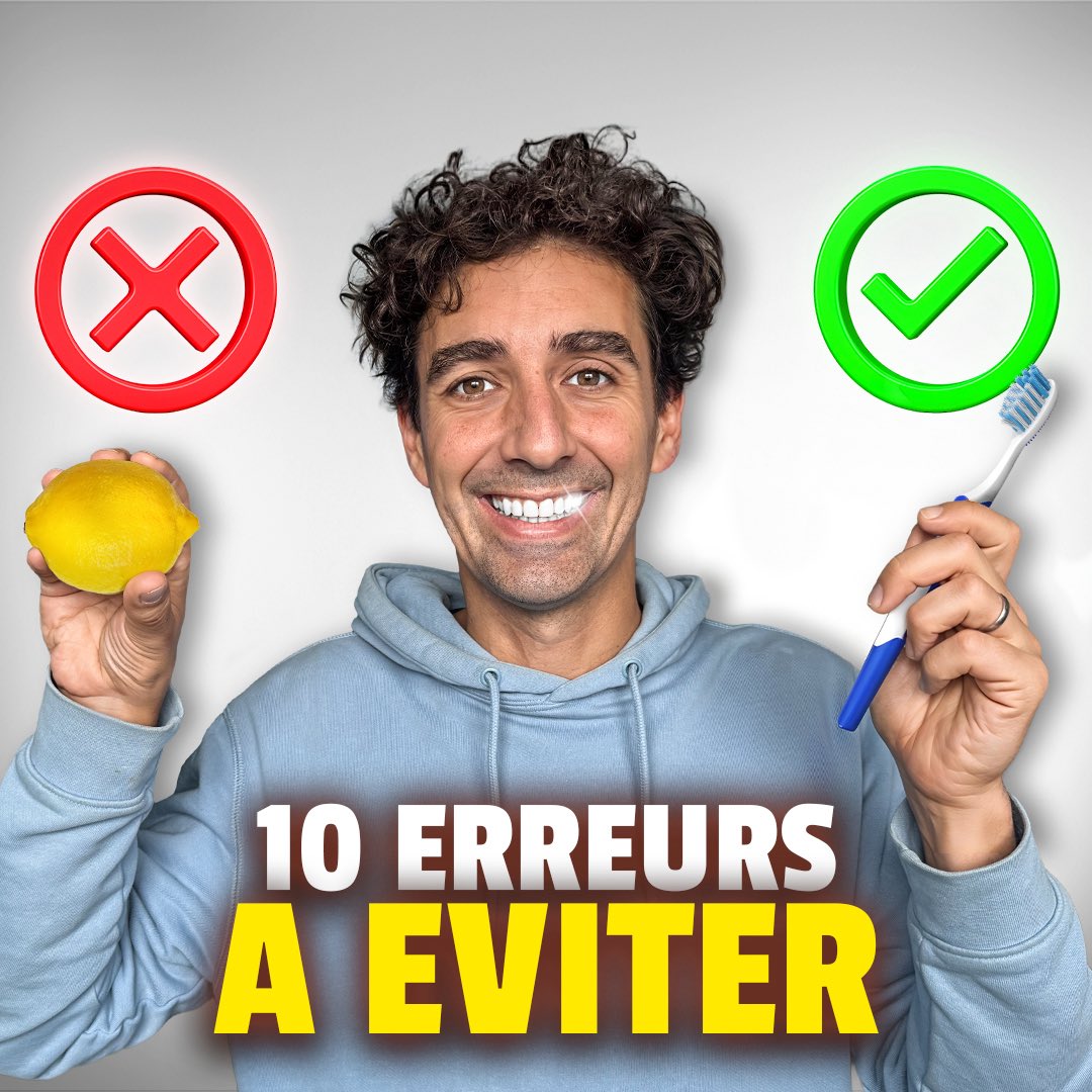 FXMoronval's tweet image. [🦷NOUVELLE VIDÉO] 
Tu fais peut-être ces erreurs sans le savoir…Aujourd’hui avec le Dr Gabriel dentiste on passe en revue 10 erreurs très fréquentes à éviter si tu veux garder un beau sourire, des dents en bonne santé et éviter les mauvaises surprises.

youtu.be/wKVdqq5U-rY?si…