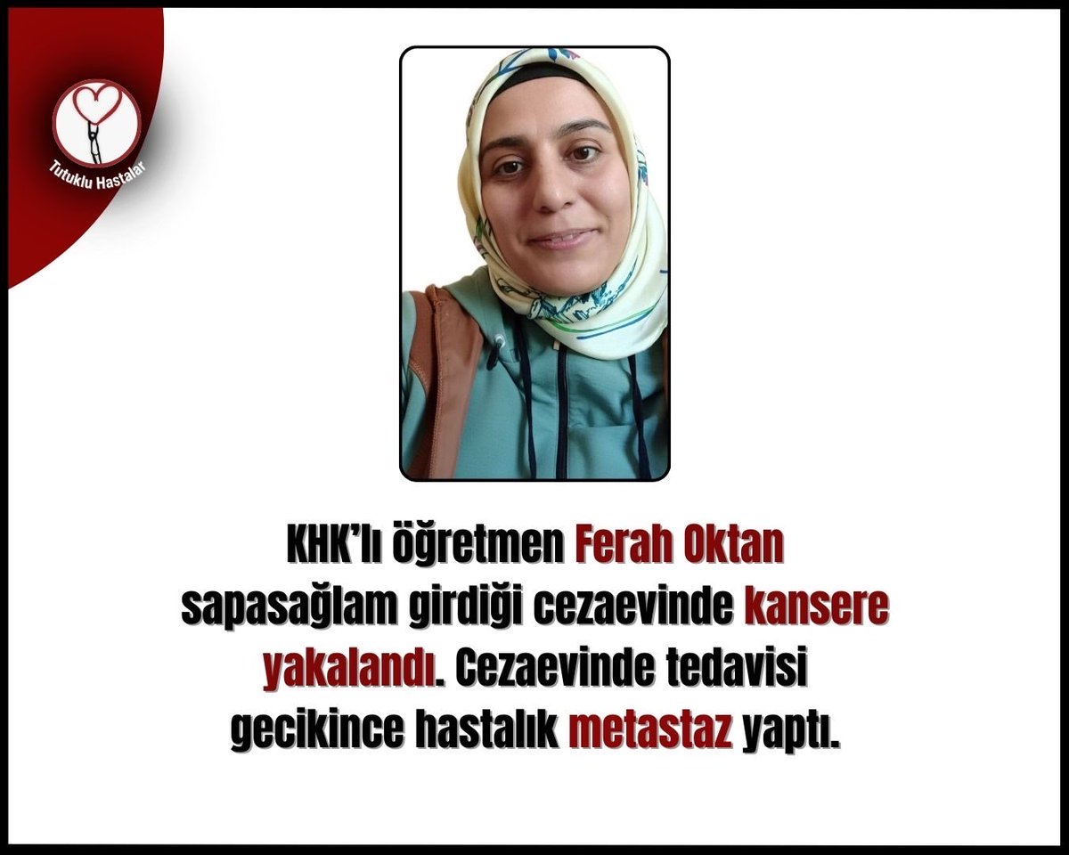 Allahım sana havale ediyoruz bu insafsızları
FerahOktan KanserHastası
