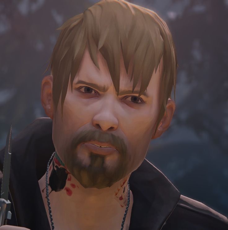 R4CHEL4MBER's tweet image. since the game will be releasing after chloe’s 32nd birthday, this is chloe at 32 and frank at 32 🤡