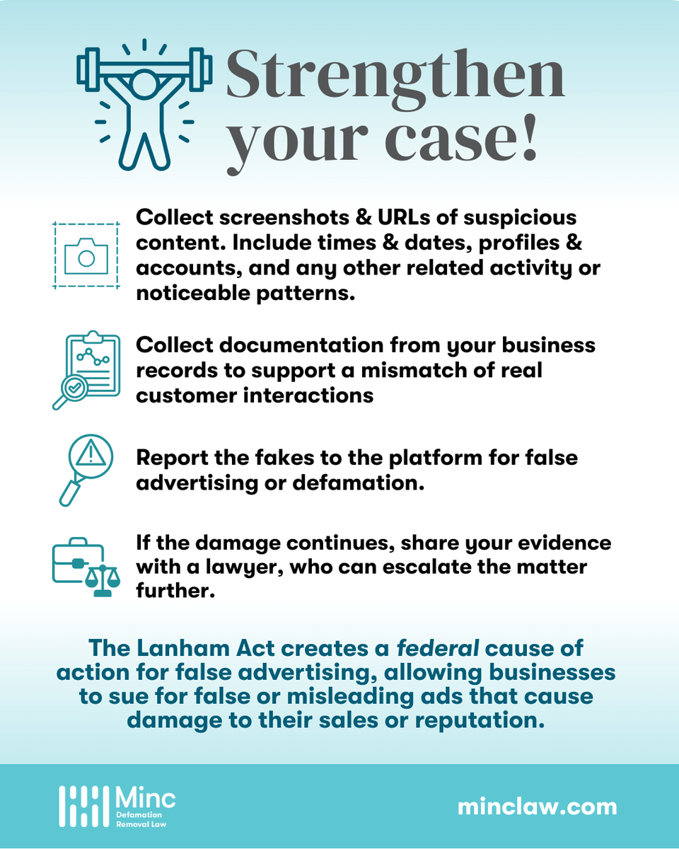 If you've ever had to face a campaign of fake reviews that damages your business, you have options! This includes those fake ranking websites that are actually published by a competitor. If you suspect a dishonest business is damaging yours, reach out at 216-999-6027.