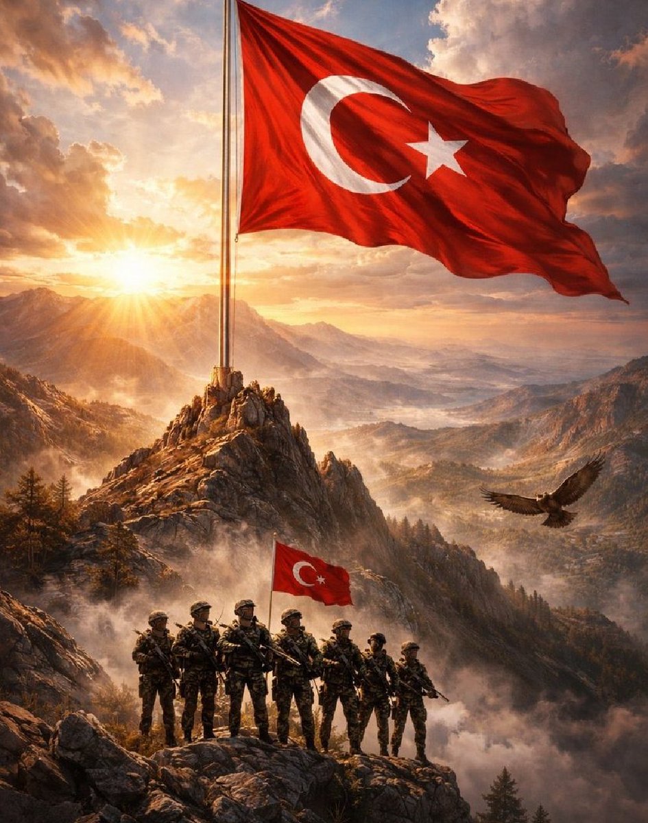 #TürkBayrağı
Bütün dünya bilir ki ;
Türk Bayrağı’na uzanan el kırılır! 👊🏻
O Şanlı Bayrak  🇹🇷🇹🇷
Şehitlerimizin kanıyla mühürlenmiş 
Vatanımızın Onurudur.. 
 #TürkBayrağı