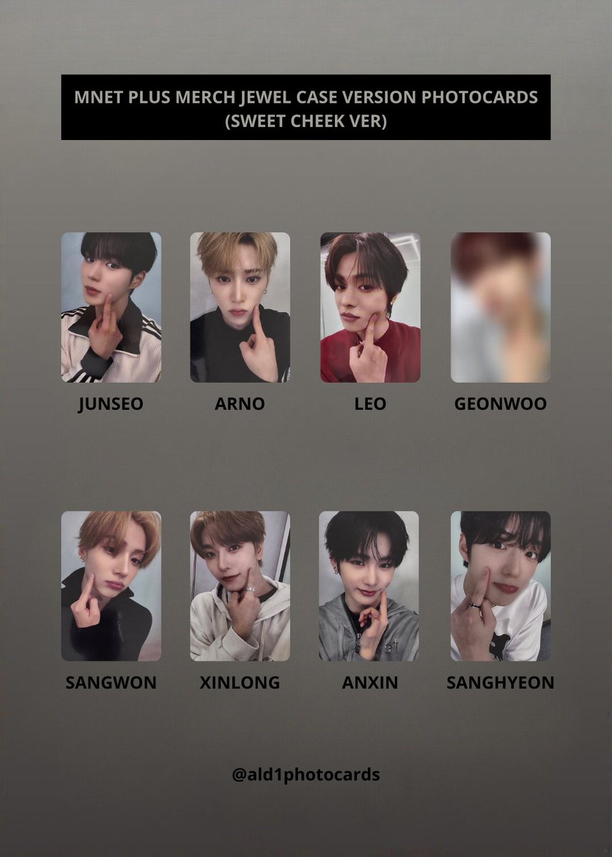 ALD1 PHOTOCARDS tweet media