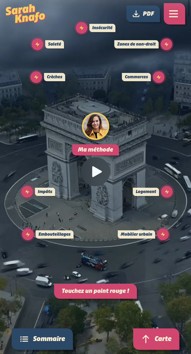ClemZ0Z7's tweet image. 🔴 Le programme de Sarah Knafo pour refaire de Paris une ville heureuse est disponible sur son site de campagne. 

Insécurité, logement, impôts… Le programme est complet et très détaillé. 

L’interface est très bien pensée et interactive, à voir.

➡️ unevilleheureuse.fr ⬅️