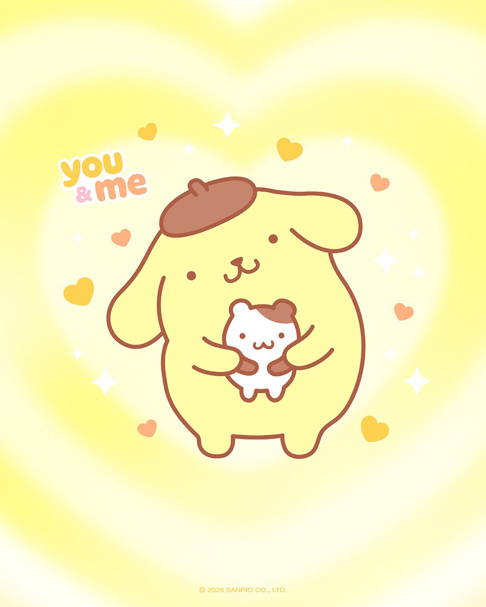 sanrio's tweet image. It's #NationalHugDay! Tag a friend to share a virtual hug 🫂💖