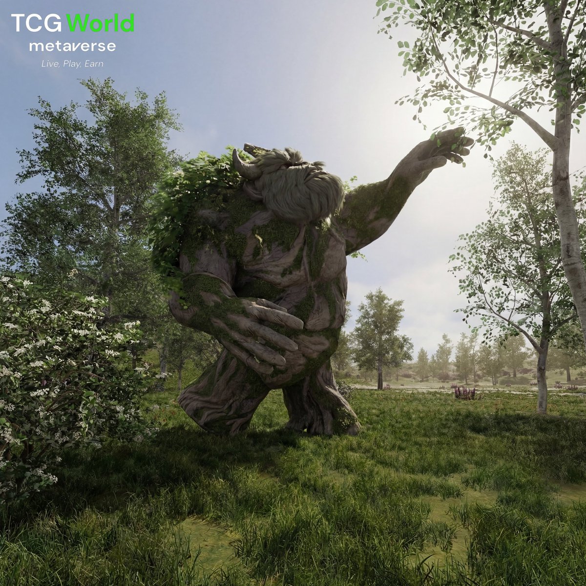 Across the four regions, each one has its own challenging bosses. 🌍⚔️

These aren’t meant to be defeated alone.
MOSSBEARD looks calm in the Emerald Forest… until you wake it up. 🌿👀🔥

Then it’s survival.