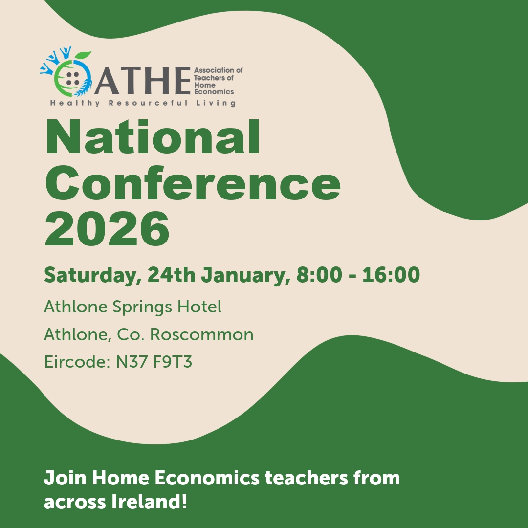 ATHE_HomeEc's tweet photo. 🎉 Don't miss your chance! Workshop selection forms arrive tomorrow. Limited tickets available for the ATHE National Conference 2026 on Jan 24! #ATHE2026 https://t.co/f8fYT4oKnN
