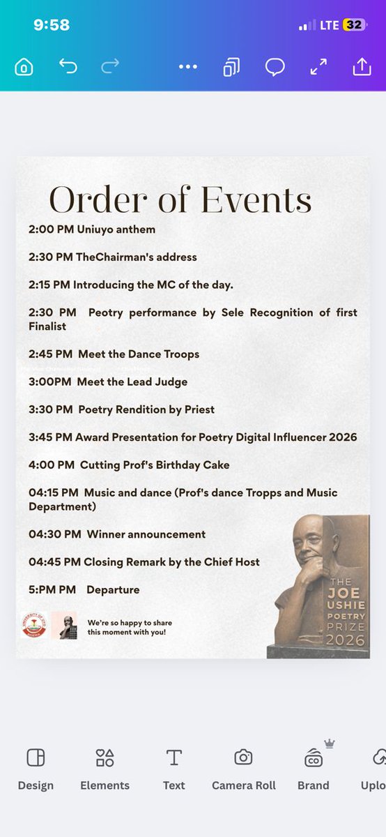 The Joe Ushie Literature Foundation tweet media