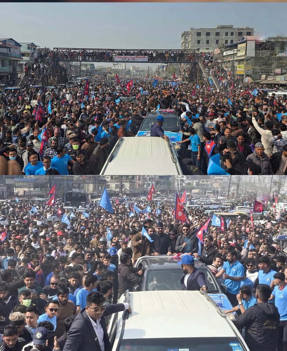 “यो भीड होइन।
यो परिणाम हो।
जब नेतृत्व निडर हुन्छ, जनता आफैँ अघि बढ्छन्।
#highlight 
#followersシ゚