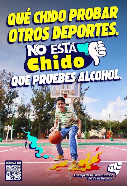 Probar alcohol o fumar no te hace más cool, al contrario: puede afectar tu salud, tus decisiones y tu futuro. Decir NO también es una forma de cuidarte y de demostrar quién eres. 💪

Súmate a la campaña #NoEstáChido y elige hábitos que sí te aporten. 🙌💚
