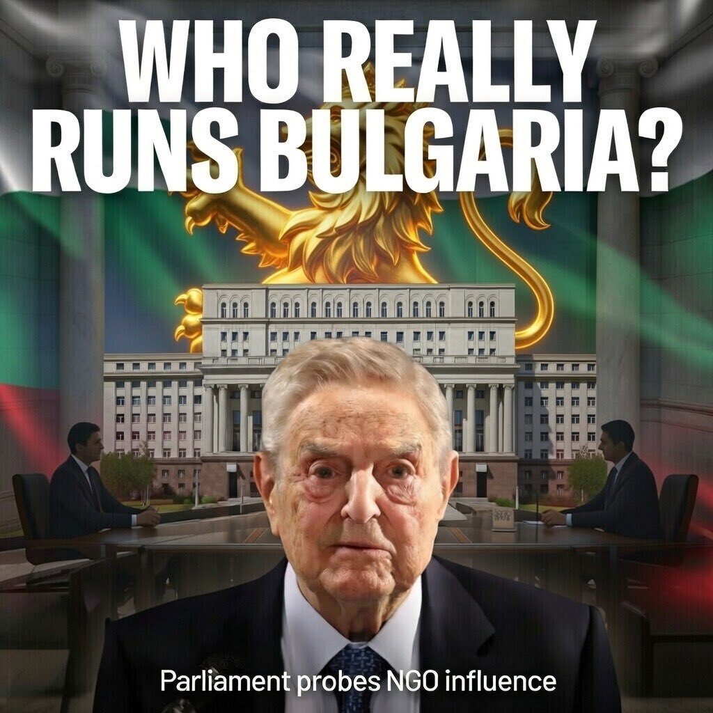 🚨🇧🇬 “WHO REALLY RUNS BULGARIA?” Parliament Takes On Soros Network – NGOs Strike Back

Bulgaria has ignited one of the fiercest political storms in Eastern Europe by opening a parliamentary inquiry into organisations linked to George Soros’ Open Society network. What began as a