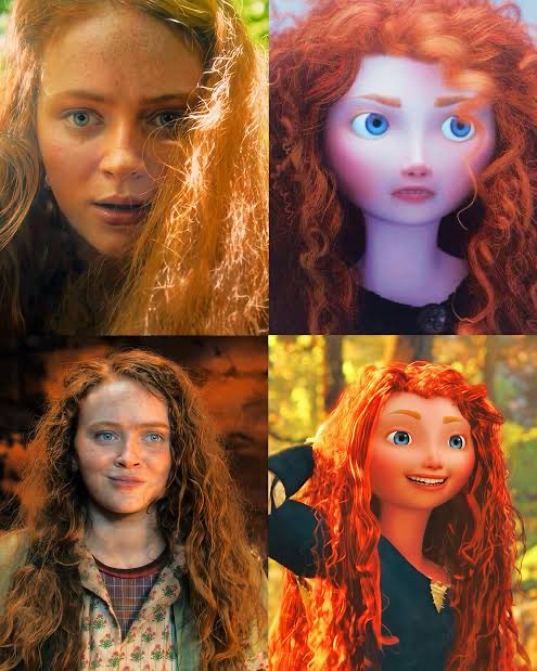 sofarotted's tweet image. Sadie Sink as Merida will be perfect casting