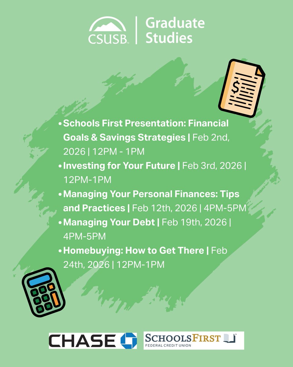 CSUSB Graduate Studies tweet media