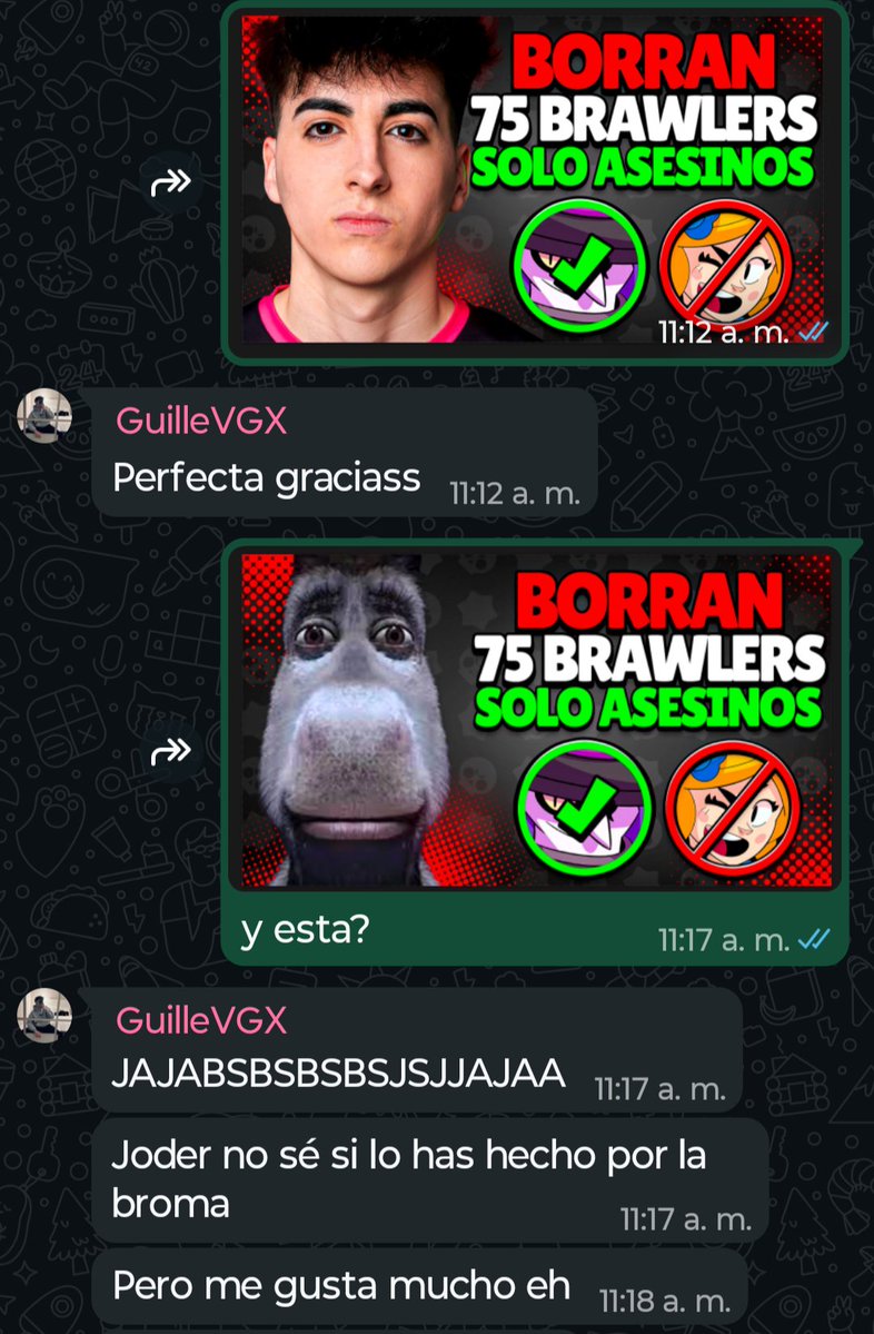 Nelsux_'s tweet image. Es broma pero si quieres no es broma JAJAJJA
Fíjense en el canal de Guille 🥶
