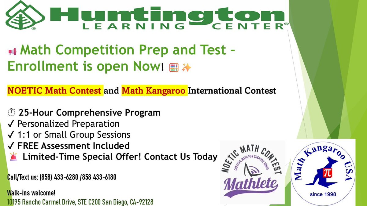 Prepare. Practice. Perform.
Help your child stand out in math competitions like NOETIC, Math Kangaroo &amp; more with expert-led preparation!

Math Competition Success Starts Here!

📘 Enroll Now – Special Offer Available
✅ 25-Hour Intensive Program
✅ Personalized Learning...