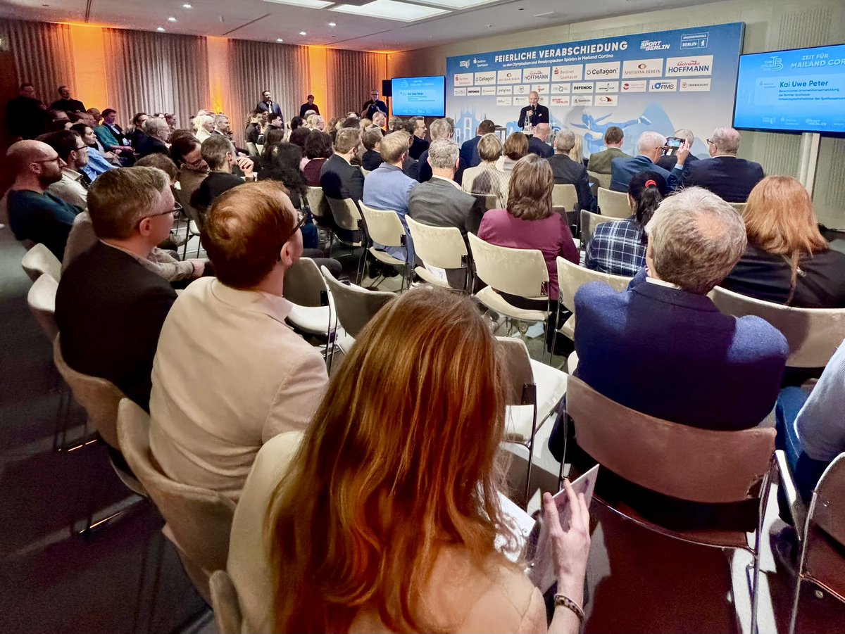 Unser #TeamBerlin für die Winterspiele <a href="/milanocortina26/">Milano Cortina 2026</a>! 🏅❄️

Das Land Berlin veranstaltet heute die offizielle Verabschiedungszeremonie für die Berliner Athletinnen und Athleten bei den olympischen und paralympischen Spielen 2026 in Italien. 

👉 Im Mittelpunkt des Abends im