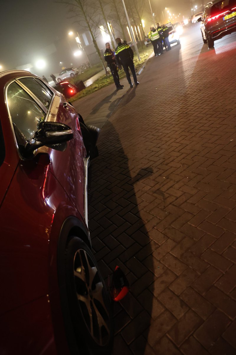 Auto te water in Gouda