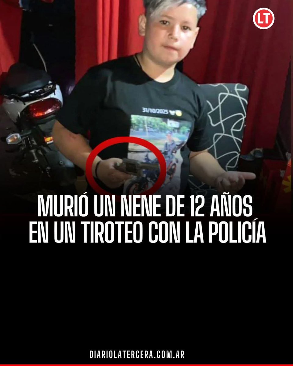 Perdón 🙏 
Pero para mí no murió un nene . 
Murió un delincuente asesino 
Salió a robar con un arma Esto no es un nene . 
Encima ahora meten en cana a los dos policías!
Yo les diría:
Gracias héroes ! 
Este asesino si seguía vivo mañana asesinaba a otro más Y encima salía libre !