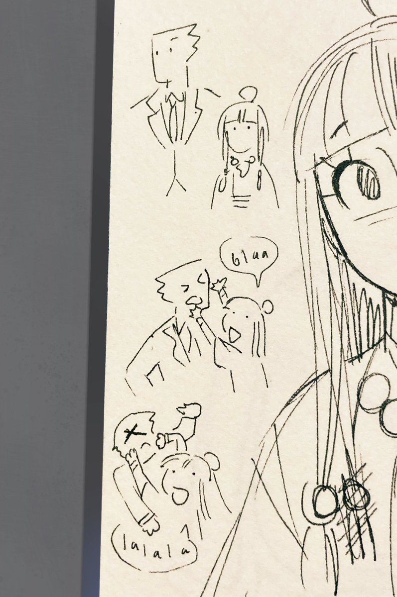 This is one of my favorite ace attorney doodles in my sketchbook