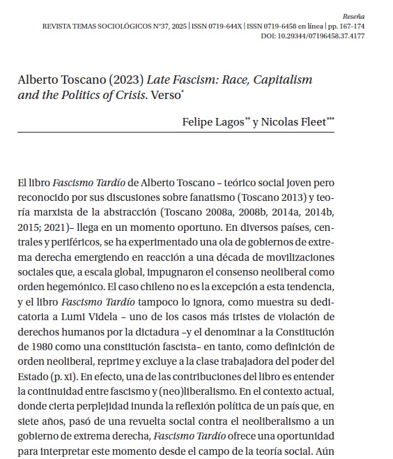 Revista Temas Sociológicos tweet media