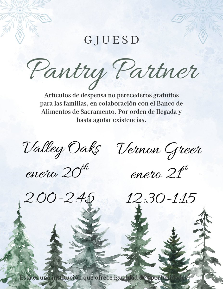 TODAY 2pm @ Valley Oaks Elementary