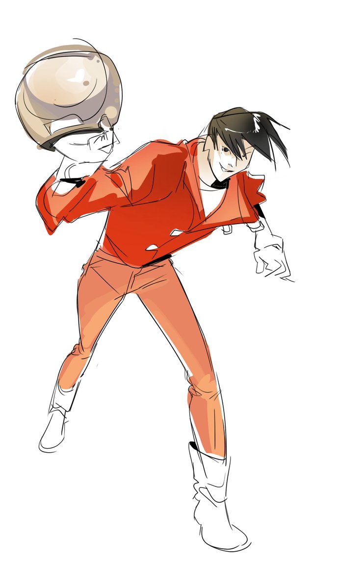 crowwkui's tweet image. kaneda gesture drawings