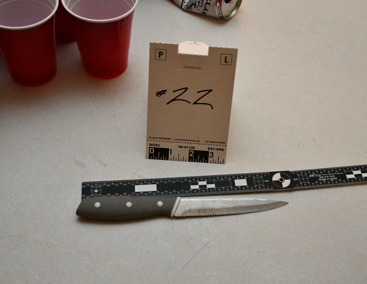 rise4thespiral's tweet image. #Knife that #HunterJohnson grabbed from the kitchen for protection.
#Idaho4