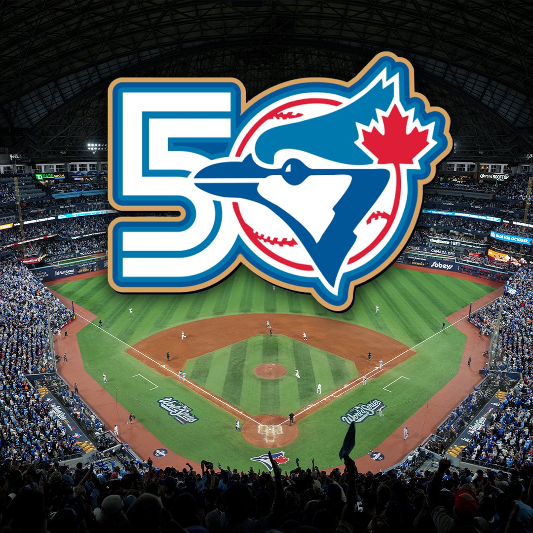 The @BlueJays have released a new logo for the 2026 season to celebrate their 50th season🔥
