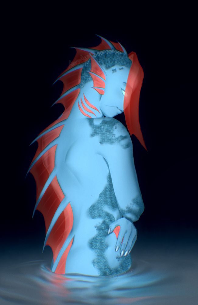 Menuda joya que me ha hecho @/azryazar.bsky.social en bluesky de mi oc Glesne 

#fanart #digitalart #drawing