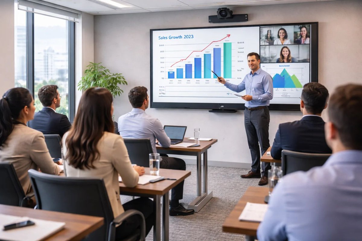 tvalleysolution's tweet image. Transform training rooms from basic to brilliant! ✨ Clear sightlines &amp;amp; audio clarity are key for engagement &amp;amp; knowledge retention. Make your tech disappear &amp;amp; learning stick! #AVDesign #TrainingRoom #Engagement
Read more --&amp;gt; treasurevalleysolutions.com/blog/designing…