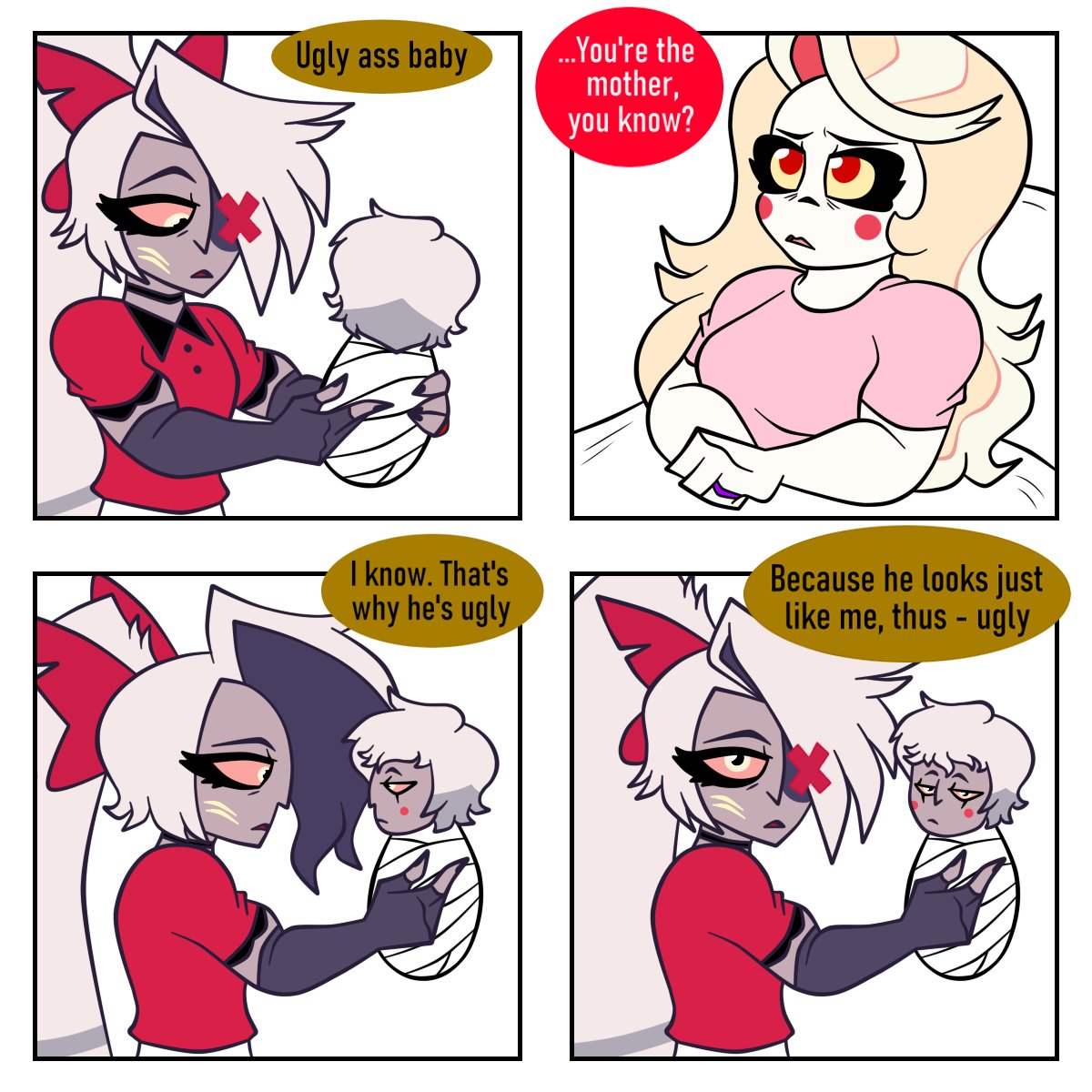 sevi_fuk's tweet image. #HazbinHotel #chaggie